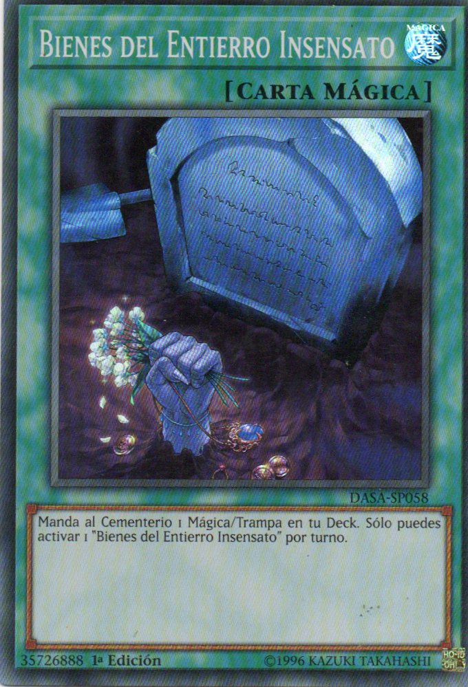 Bienes del Entierro Insensato DASA-SP058 Super rare
