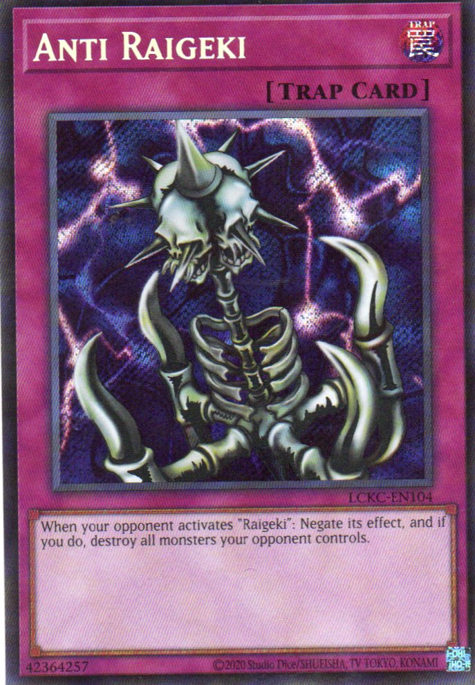 Anti Raigeki LCKC-EN104 Secret rare