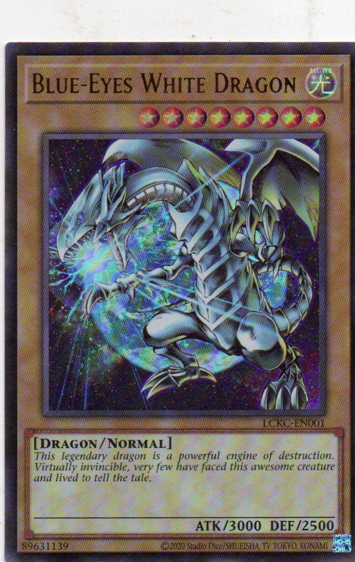 Blue-Eyes White Dragon LCKC-EN001 Ultra rare
