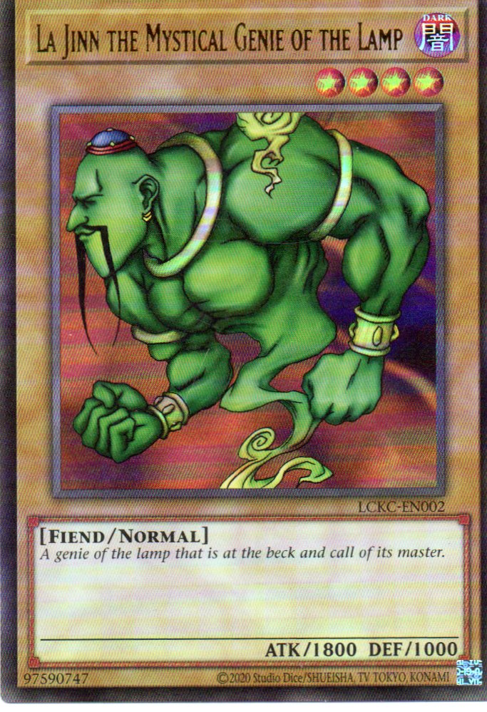 La Jinn the Mystical Genie of the Lamp LCKC-EN002 Ultra rare