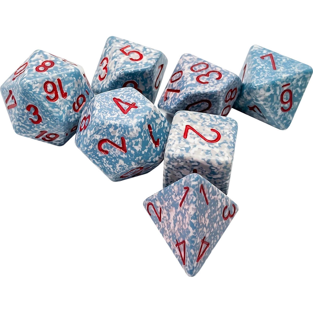 Dados Chessex 25300 Speckled Air Poliedricos