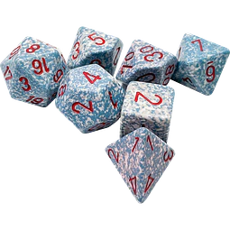 Dados Chessex 25300 Speckled Air Poliedricos