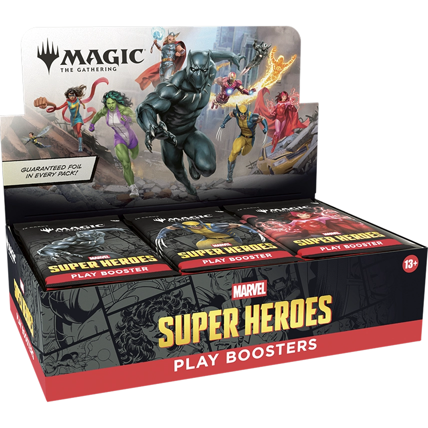 Play Booster Display Magic The Gathering Marvel Super Heroes en Español