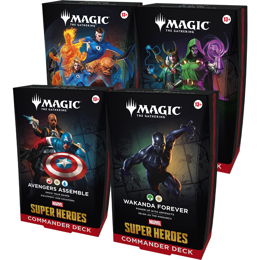 Commander Decks Marvel Super Heroes Ingles