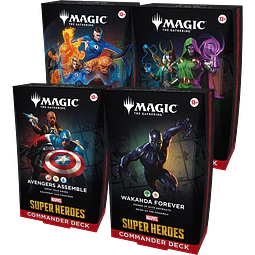 Commander Decks Marvel Super Heroes Español