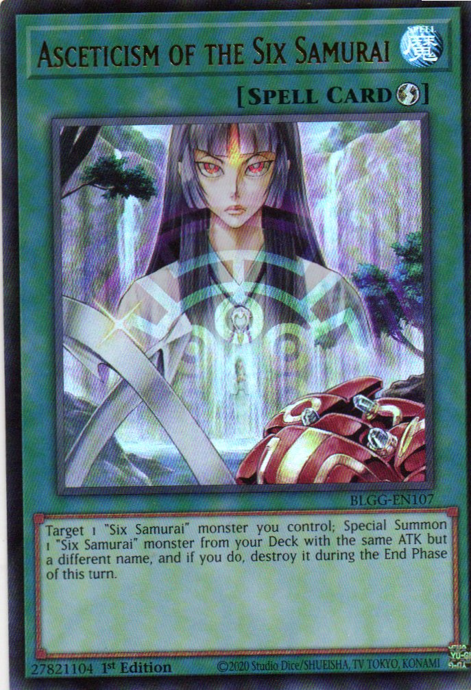 Asceticism of the Six Samurai BLGG-EN107 Ultra Rare