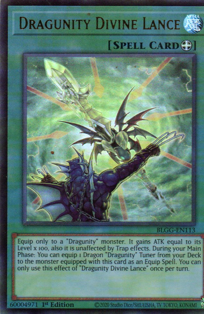 Dragunity Divine Lance BLGG-EN113 Ultra Rare