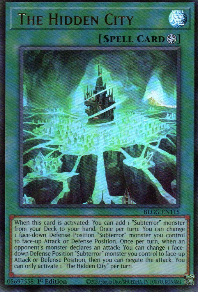 The Hidden City BLGG-EN115 Ultra Rare