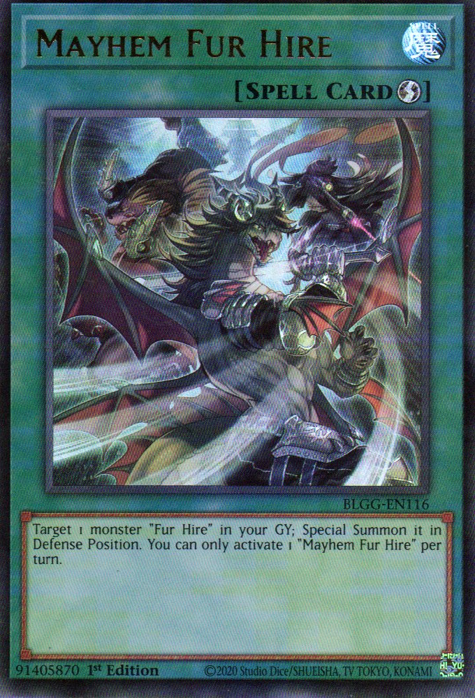 Mayhem Fur Hire BLGG-EN1116 Ultra Rare
