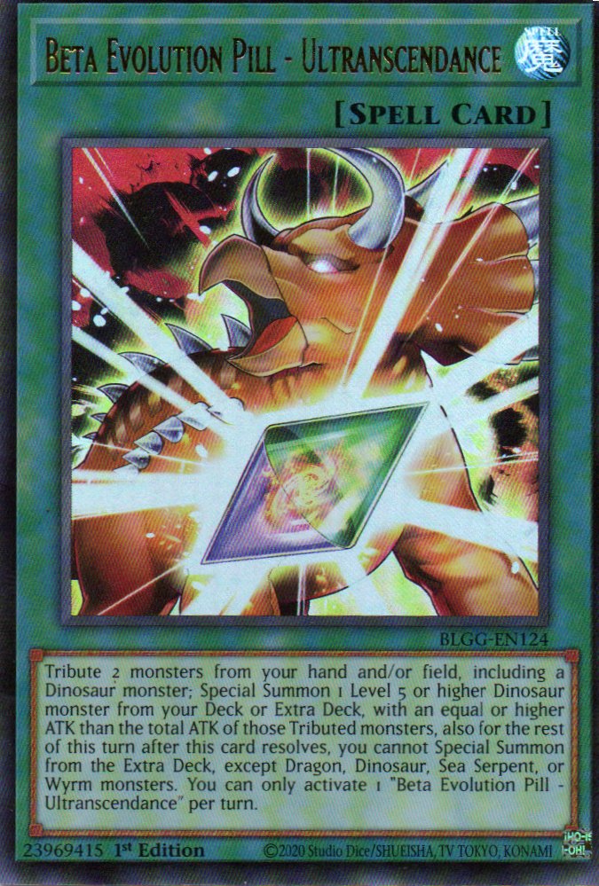 Beta Evolution Pill - Ultranscendance BLGG-EN124 Ultra Rare