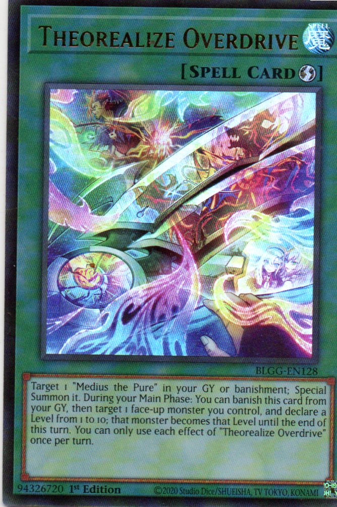 Theorealize Overdrive BLGG-EN128 Ultra Rare