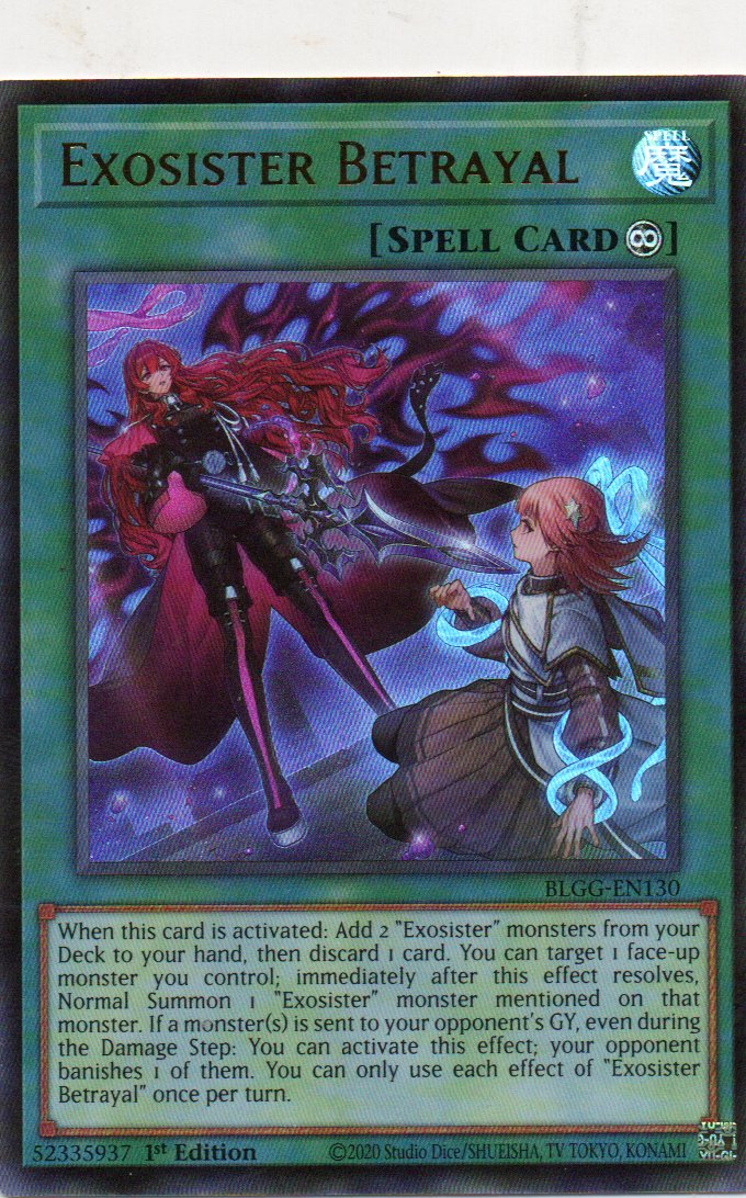 Exosister Betrayal BLGG-EN130 Ultra Rare