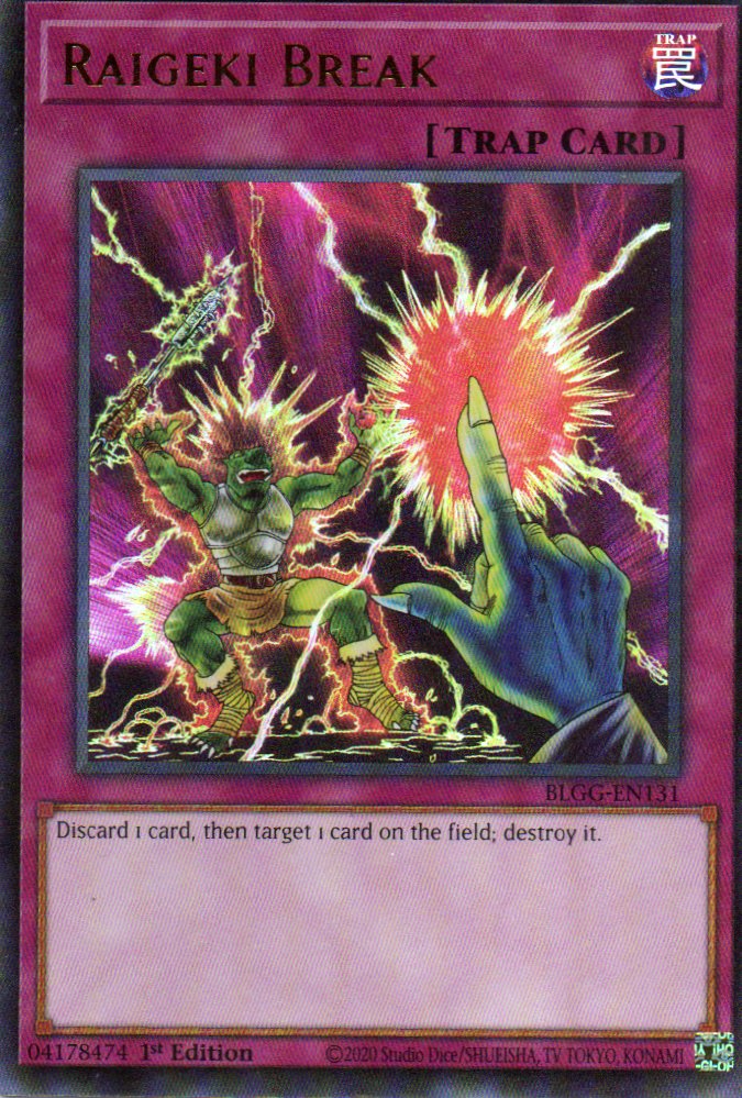 Raigeki Break BLGG-EN131 Ultra Rare