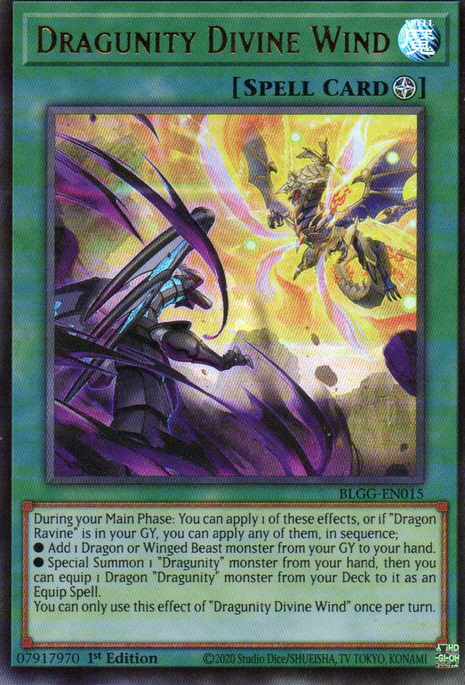 Dragunity Divine Wind BLGG-EN015 Ultra Rare