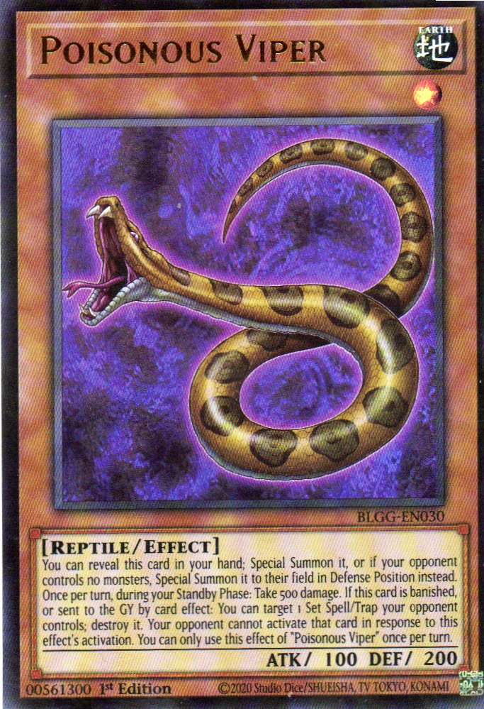 Poisonous Viper BLGG-EN030 Ultra Rare