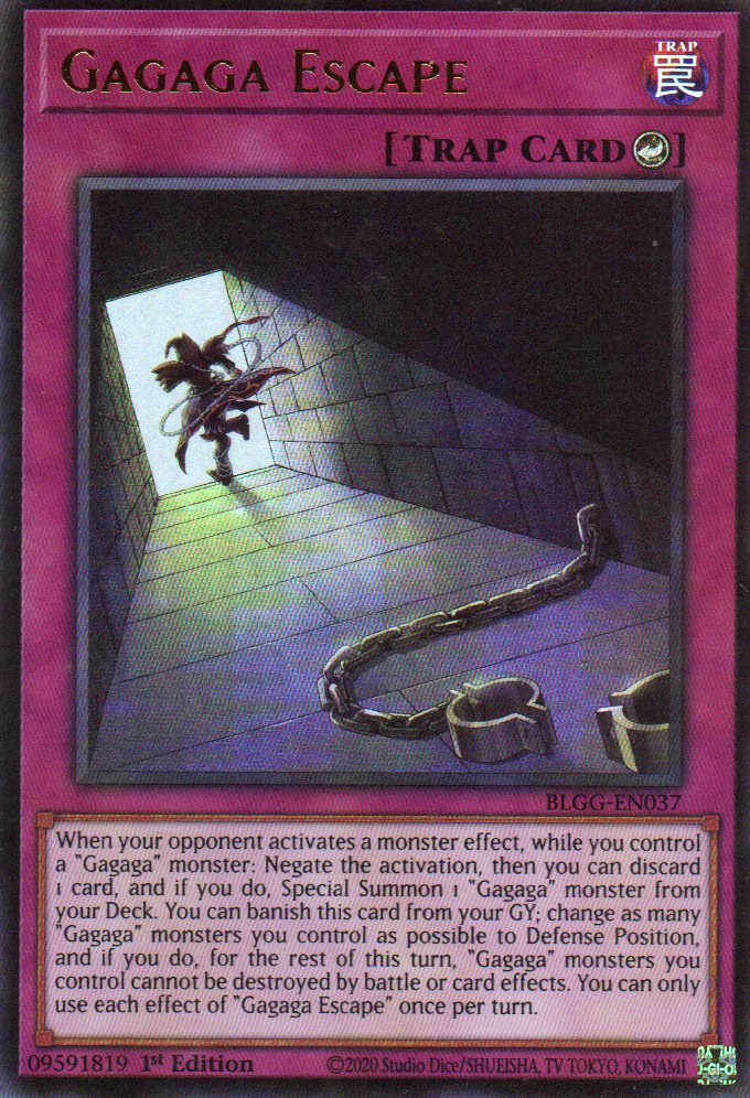 Gagaga Escape BLGG-EN037 Ultra Rare