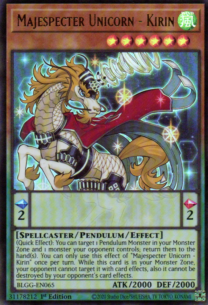 Majespecter Unicorn - Kirin BLGG-EN065 Ultra Rare