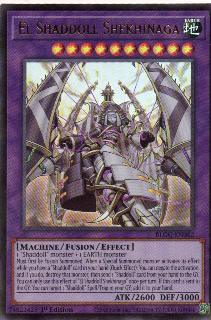 El Shaddoll Shekhinaga BLGG-EN082 Ultra Rare