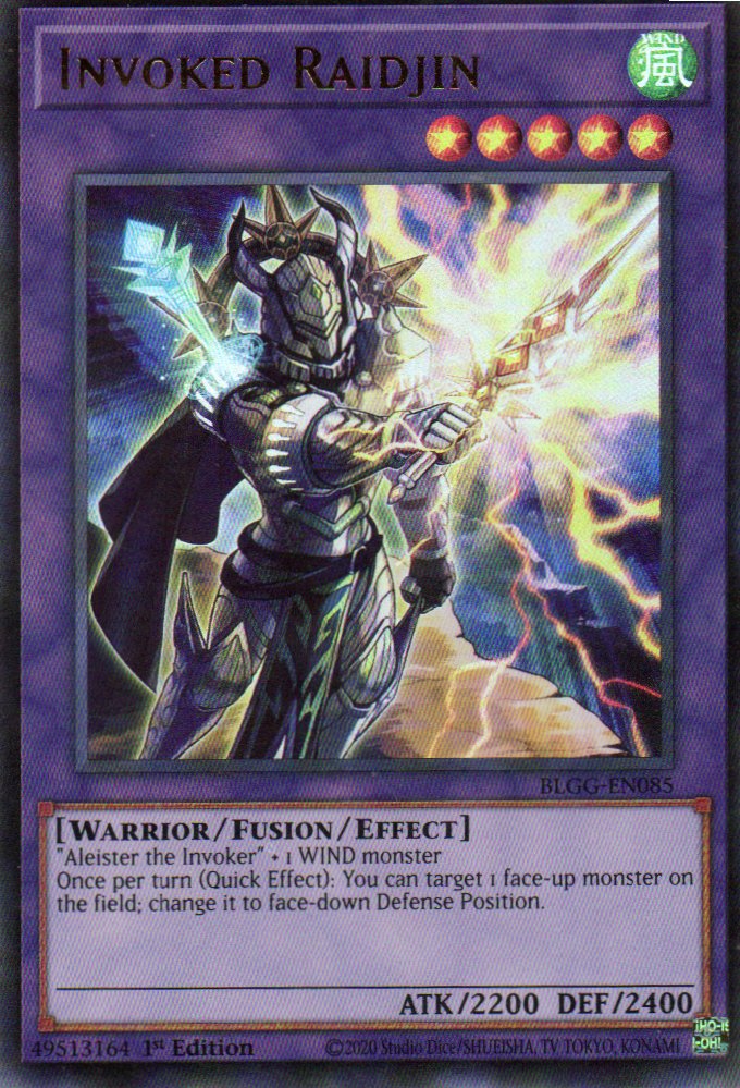 Invoked Raidjin BLGG-EN085 Ultra Rare