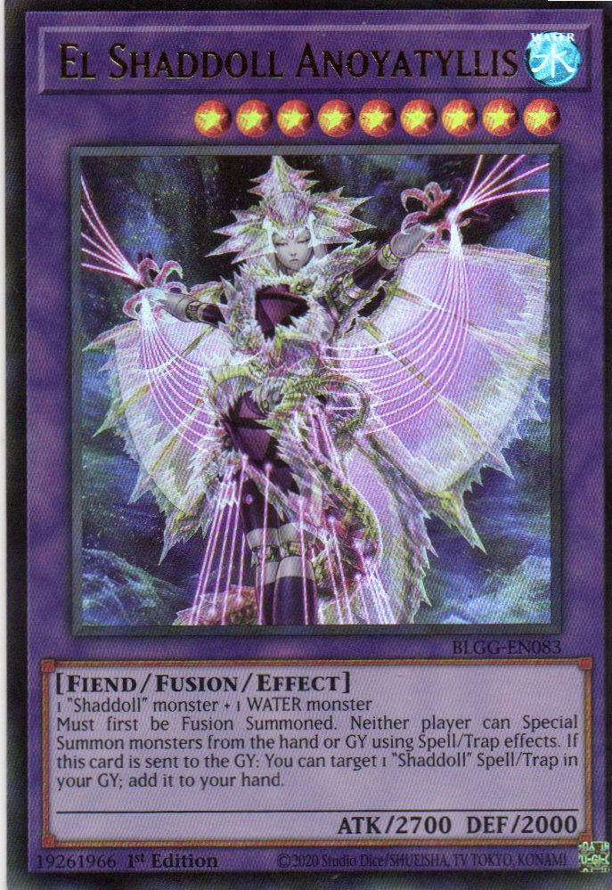 El Shaddoll Anoyatyllis BLGG-EN083 Ultra Rare