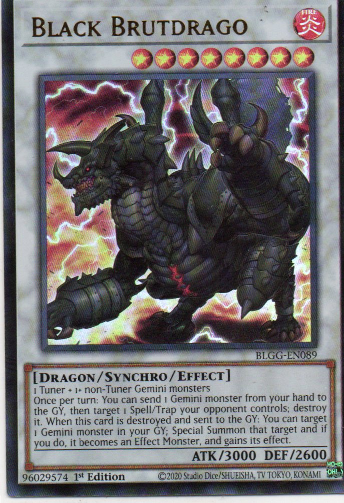 Black Brutdrago BLGG-EN089 Ultra Rare