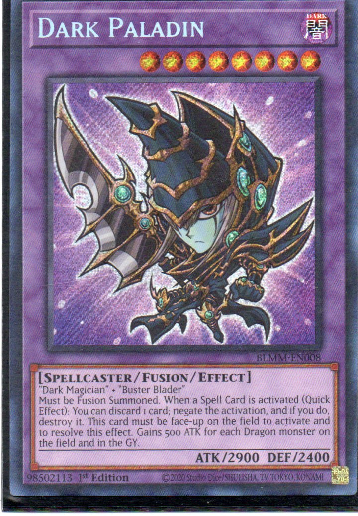 Dark Paladin BLMM-EN008 Secret Rare