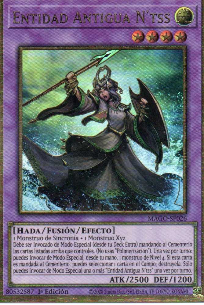 Entidad Antigua N'tss MAGO-SP026 Gold rare