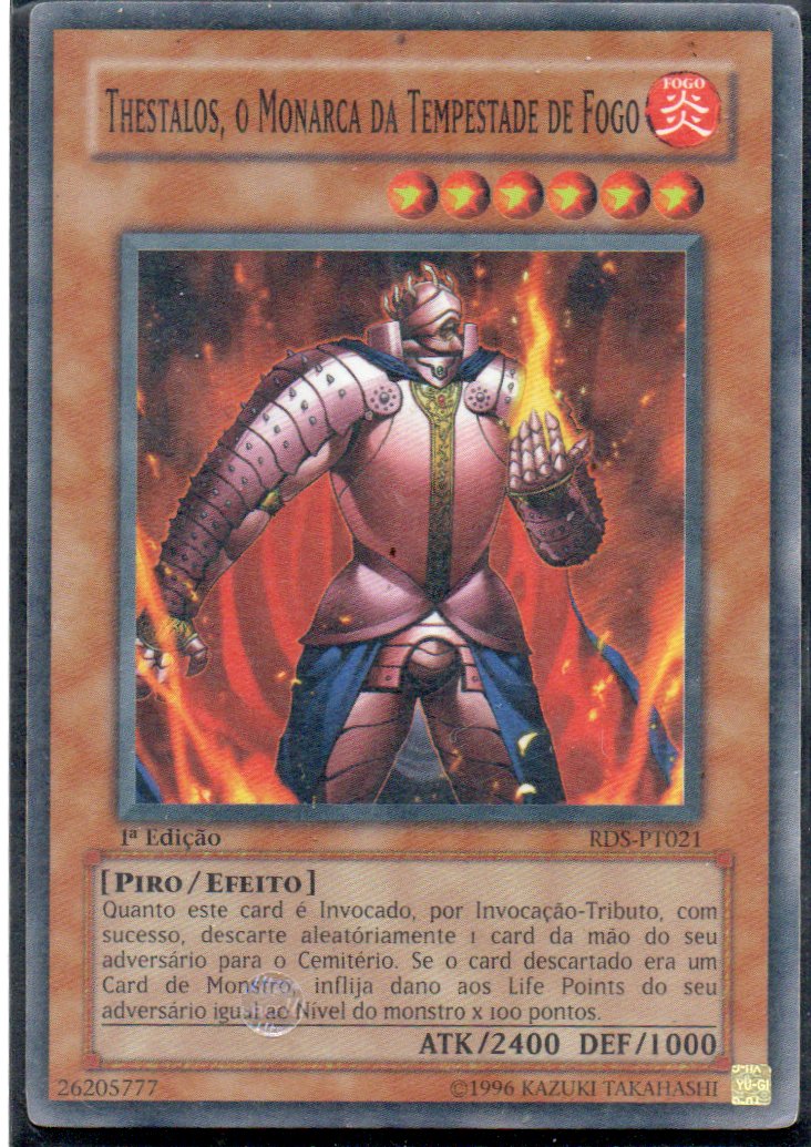 Thestalos, o Monarca da Tempestade de Fogo RDS-PT021 Super Rare