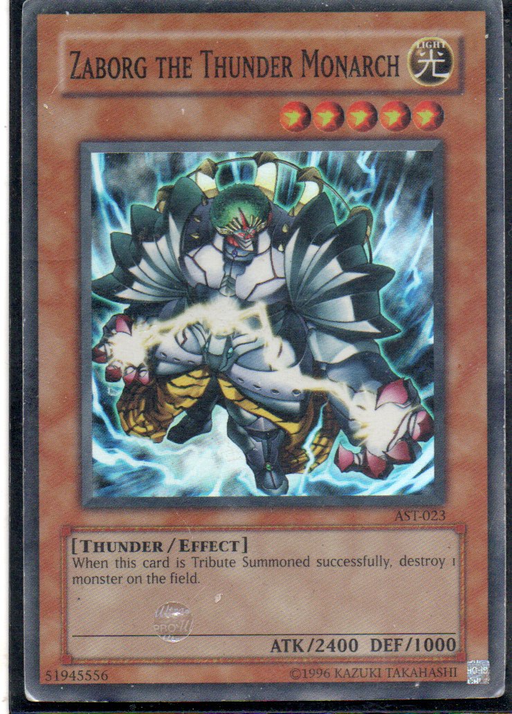 Zaborg the Thunder Monarch AST-023 Super Rare