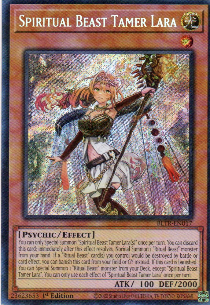 Spiritual Beast Tamer Lara BLTR-EN017 Secret rare