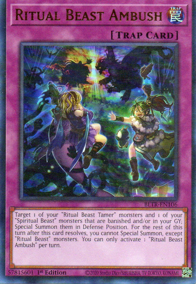 Ritual Beast Ambush BLTR-EN106 Ultra rare