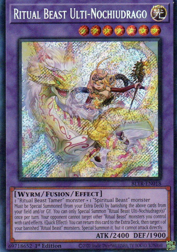 Ritual Beast Ulti-Nochiudraco BLTR-EN018 Secret rare