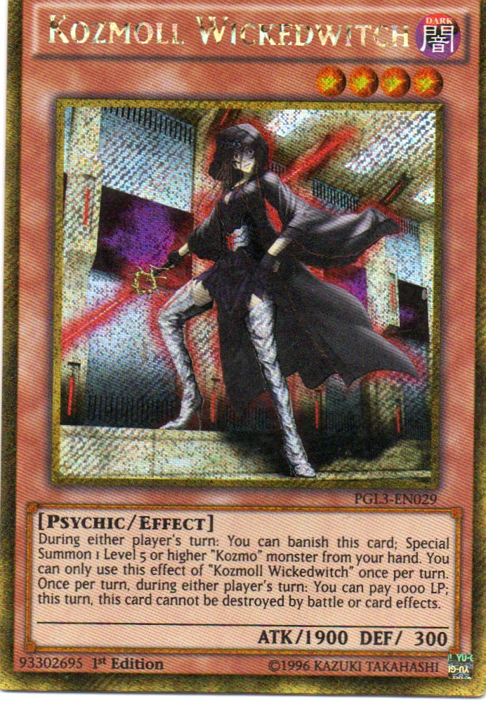 Kozmoll Wickedwirch PGL3-EN029 Gold rare