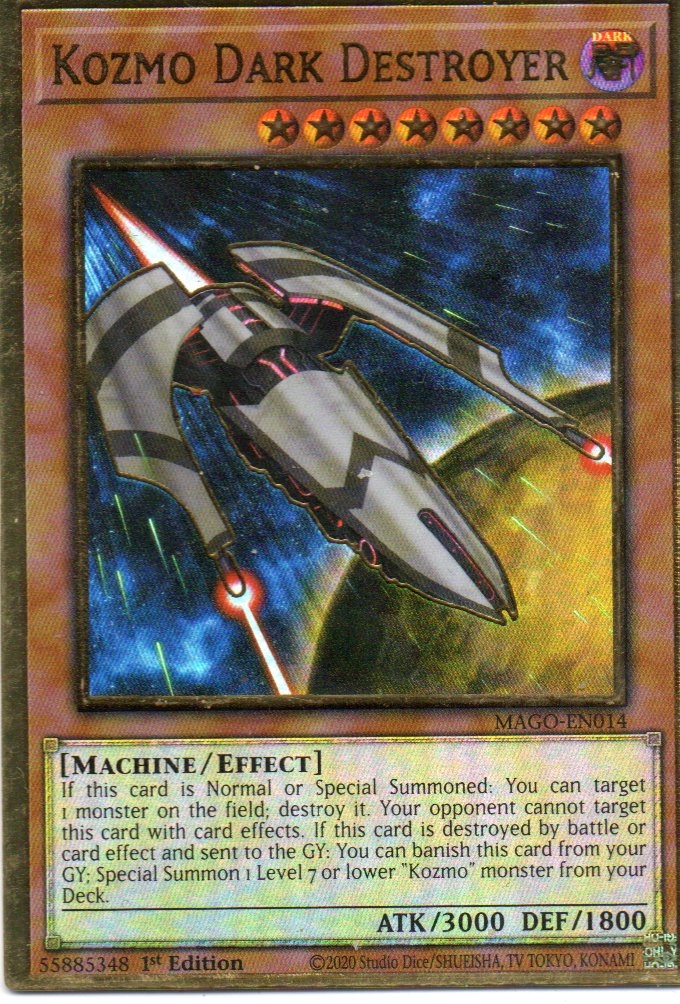 Kozmo Dark Destroyer MAGO-EN014 Gold rare