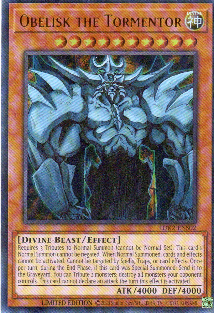 Obelisk the Tormentor LDK2-ENS02 Ultra rare