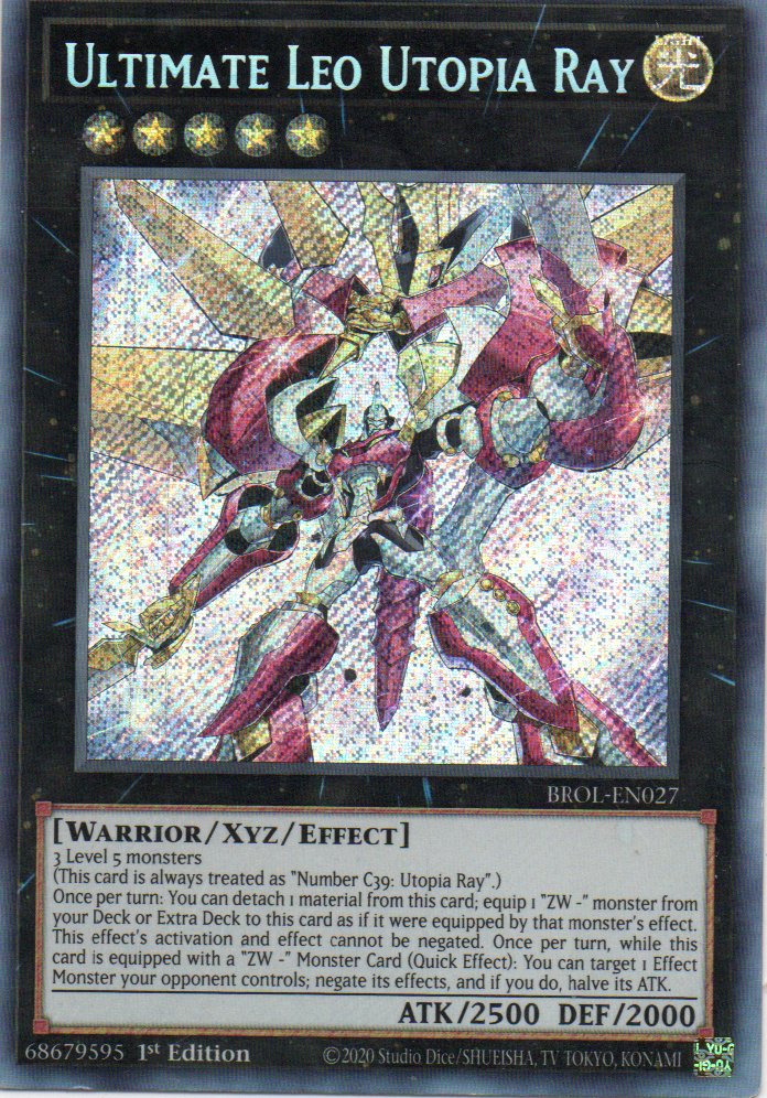 Ultimate Leo Utopia Ray BROL-EN027 Secret rare