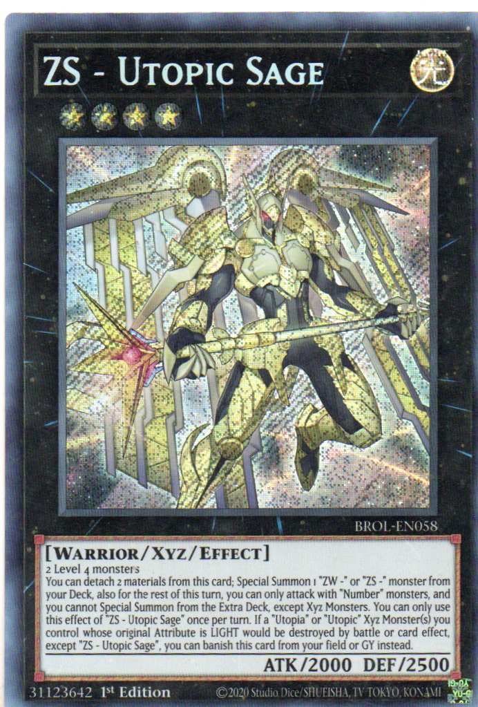 ZS - Utopic Sage BROL-EN058 Secret rare