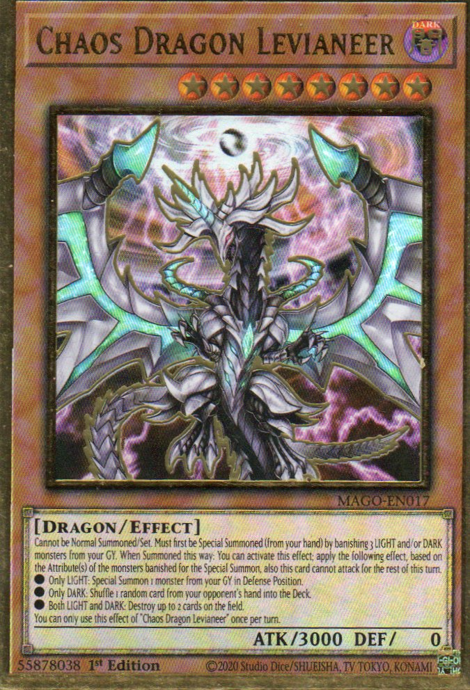 Chaos Dragon Levianeer MAGO-EN017 Gold rare