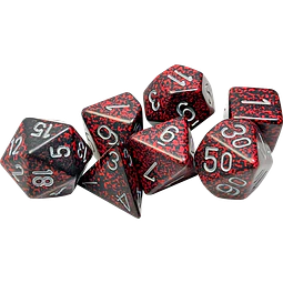 Dados Chessex 25344 Speckled Silver Volcano Poliedricos