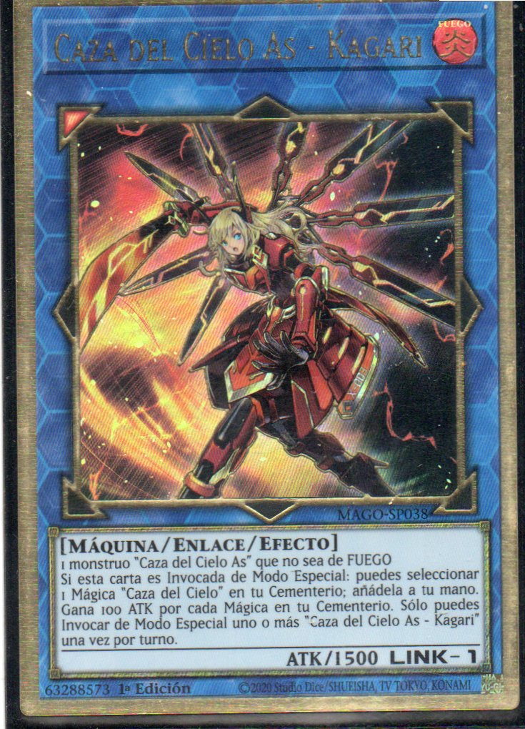 Caza del Cielo As - Kagari MAGO-SP038 Gold rare