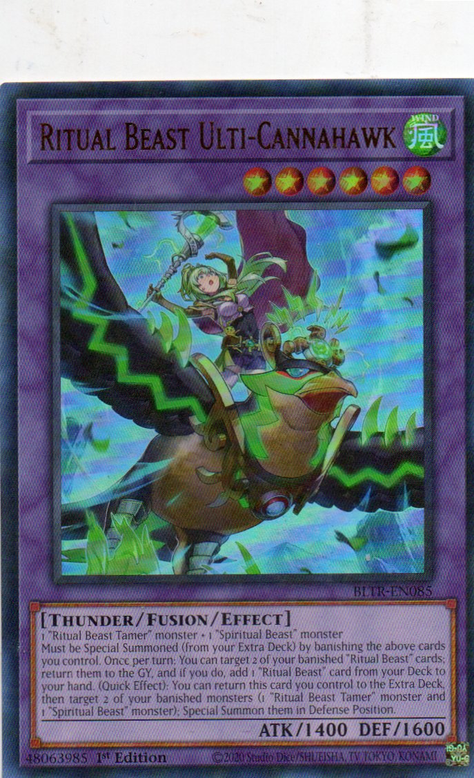 Ritual Beast Ulti-Cannahawk BLTR-EN084 Ultra rare