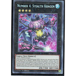Number 4: Stealth Kragen BROL-EN030 Secret rare
