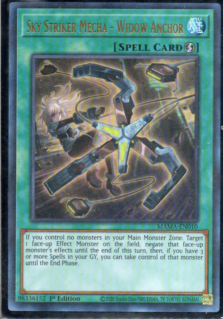 Sky Striker Mecha - Widow Anchor MAMA-EN010 Ultra rare