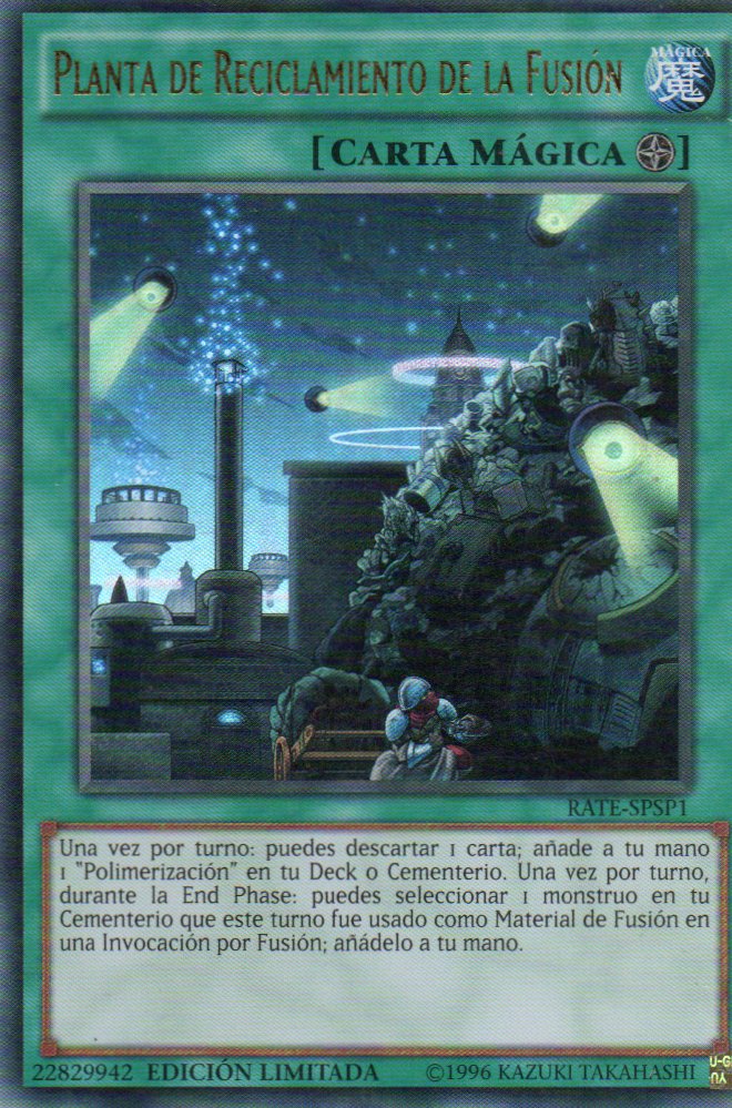 Planta de Reciclamiento de la Fusion RATE-SPSP1 Ultra rare