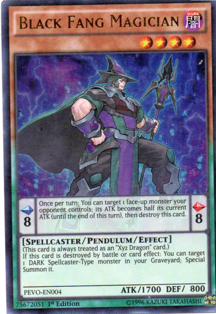 Black Fang Magician PEVO-EN004 Ultra rare