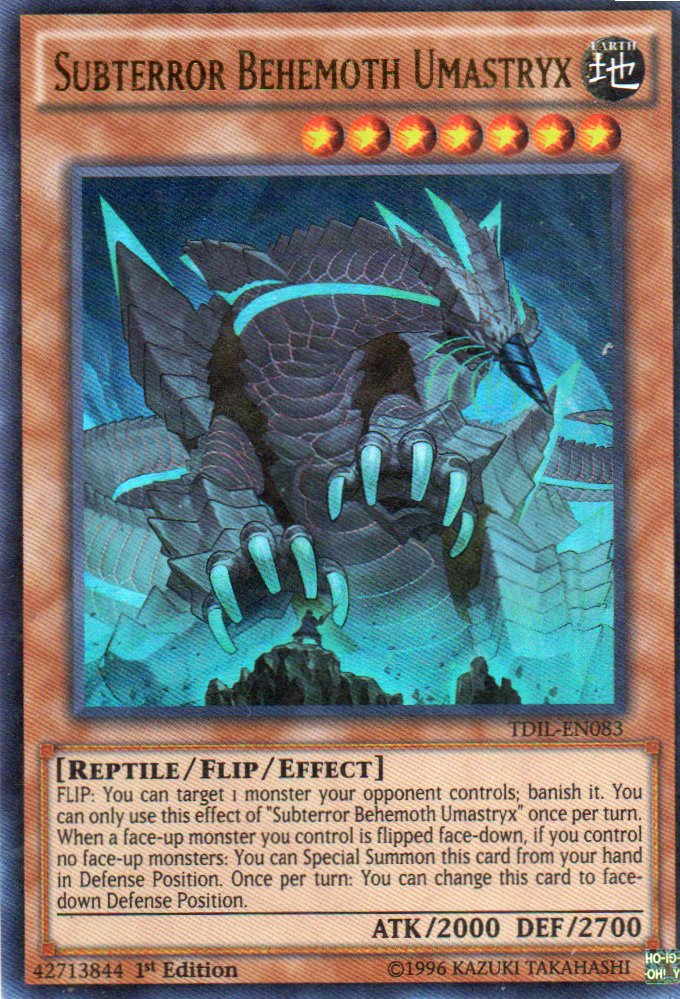 Subterror Behemoth Umastryx TDIL-EN083 Ultra rare