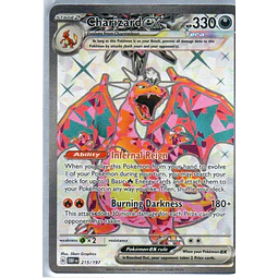 Charizard ex OBF215 ultra rare ingles