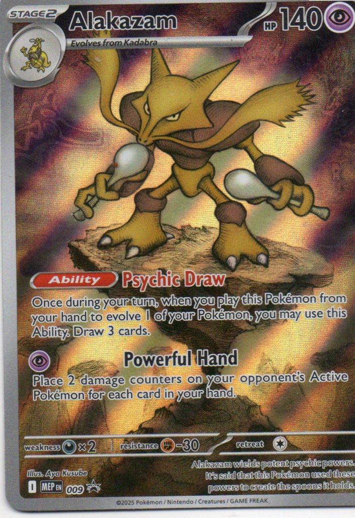 Alakazam MEP009 Promo ingles