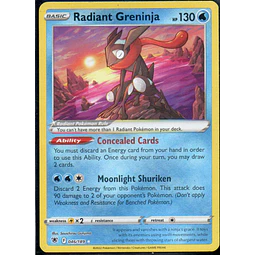 Radiant Greninja 46 Radiant rare ingles