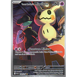 Team Rocket's Mimikyu ASC238 illustration rare ingles